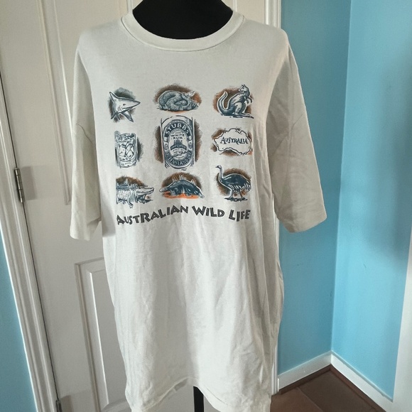 Vintage 90’s Single Stitch Australian Stubbs Tee XL - Picture 1 of 8